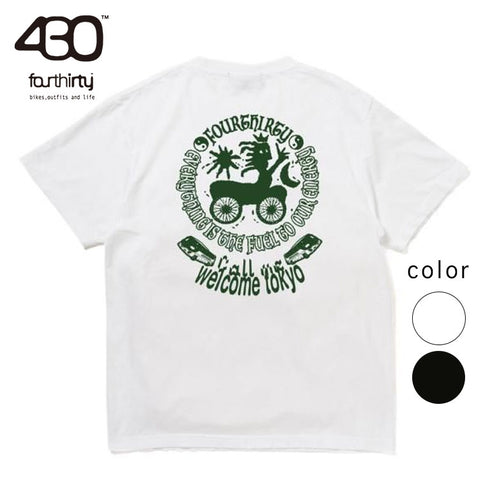 430 fourthirty / "CALL ME" S/S TEE / フォーサーティー 29周年 コールミー ショートスリーブ Tシャツ